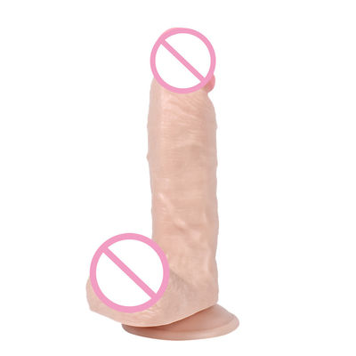 Vlees Penis Man Realistische Dildo 17,5 X 3,5 cm Volwassen Vrouwen Seks Speelgoed Vloeibare zachte Silicone