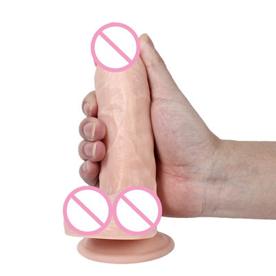 Vlees Penis Man Realistische Dildo 17,5 X 3,5 cm Volwassen Vrouwen Seks Speelgoed Vloeibare zachte Silicone