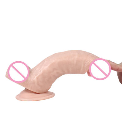 Vlees Penis Man Realistische Dildo 17,5 X 3,5 cm Volwassen Vrouwen Seks Speelgoed Vloeibare zachte Silicone
