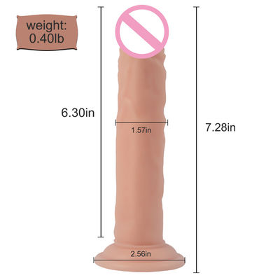 100% waterdicht 7.28in Big Realistisch Zachte Dildo Realistisch Voelen Kijk CE