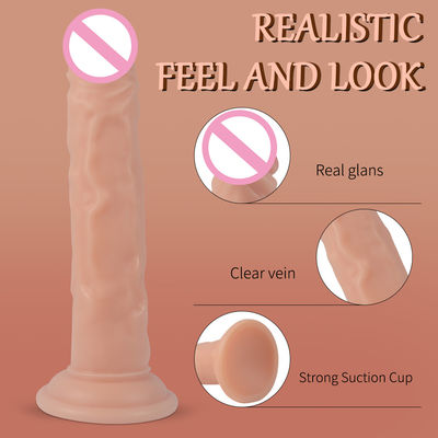 100% waterdicht 7.28in Big Realistisch Zachte Dildo Realistisch Voelen Kijk CE