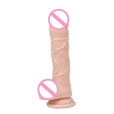 Pvc Penis Man Realistische Dildo Liquid Silicone Dildo Waterdicht CE