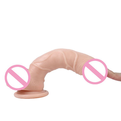 Pvc Penis Man Realistische Dildo Liquid Silicone Dildo Waterdicht CE
