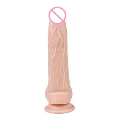 Vrouwelijke realistische dildo helder siliconen dildo siliconen rubber seks speelgoed