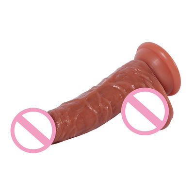 21.5 x 4cm Vrouwen Realistische Dildo Zachte Silicone Dildo Waterdicht