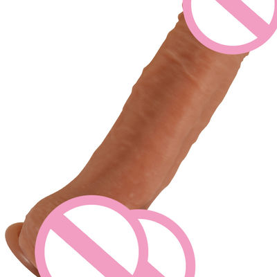 Waterdichte mannelijke realistische dildo Liquid Soft Silicone Rubber Penis Vrouwen Dildo
