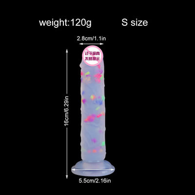21.5 x 4cm Realistische dildo Rubber Kunstmatige penis Anal Man Liquid Soft Silicone