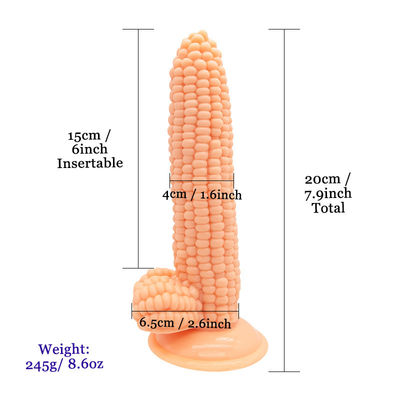 Reële dildo in de vorm van een maïspenis.