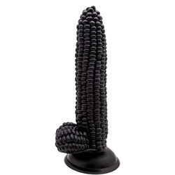 Reële dildo in de vorm van een maïspenis.