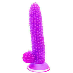 Reële dildo in de vorm van een maïspenis.