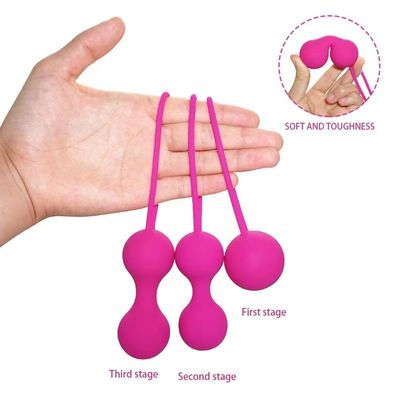 Kegelbal strenger Silicone vibrator Oefening Vagina Kegel gewichten voor vrouwen