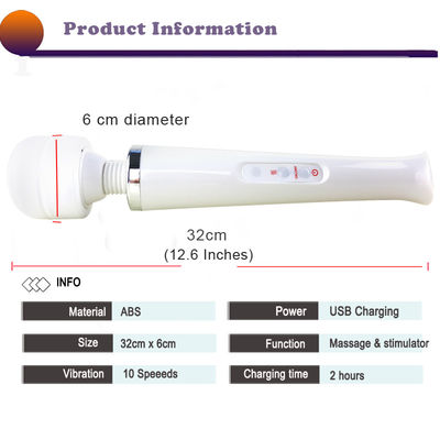 Clitorale AV Wand 335g 10 snelheden Vrouwen masturbator Handheld Persoonlijke Wand Massager