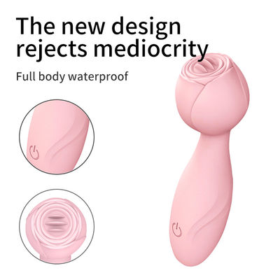 Afdrukken van logo AV Wand Draadloos Handheld 350g Vrouwen Vibrator Wand Massage