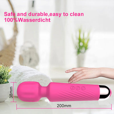 Vrouw Silicone Seks Speelgoed Massager Handheld Magic Wand Oplaadbare Vibrator Voor Clitoris