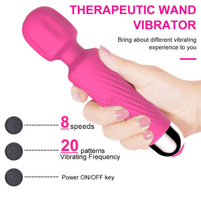 Vrouw Silicone Seks Speelgoed Massager Handheld Magic Wand Oplaadbare Vibrator Voor Clitoris