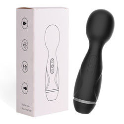 Mini Wireless Japan AV Wand Meisjes Pussy Sucking Zwarte Massage Wand Vibrator