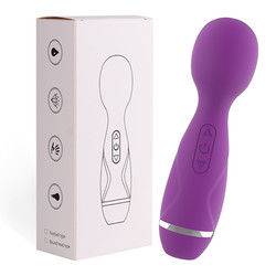 Mini Wireless Japan AV Wand Meisjes Pussy Sucking Zwarte Massage Wand Vibrator