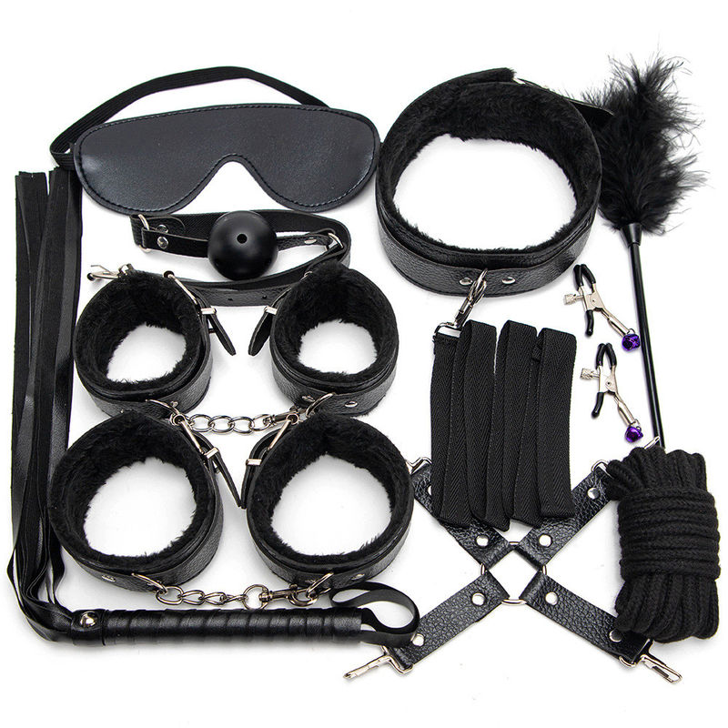 10 Set Light Self Bondage Kit Leer Kit SM Slave Passion Fetish Bedboeien