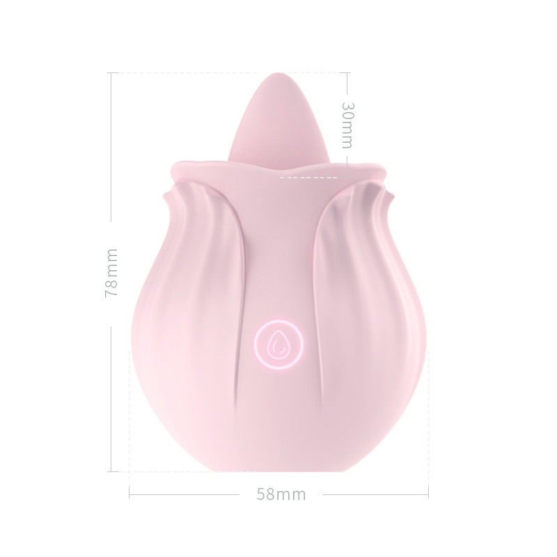 360g Tong Vibrator Volwassen Speelgoed Vibrator Seks Speelgoed Vagina Zuigen Roze Bloem
