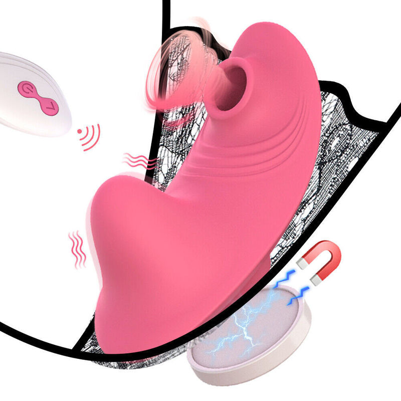 Ondergoed Sexy volwassen seks vibrators Panty Clitoris Sucker Toy Voor Vrouwen 9cm X 4.3cm