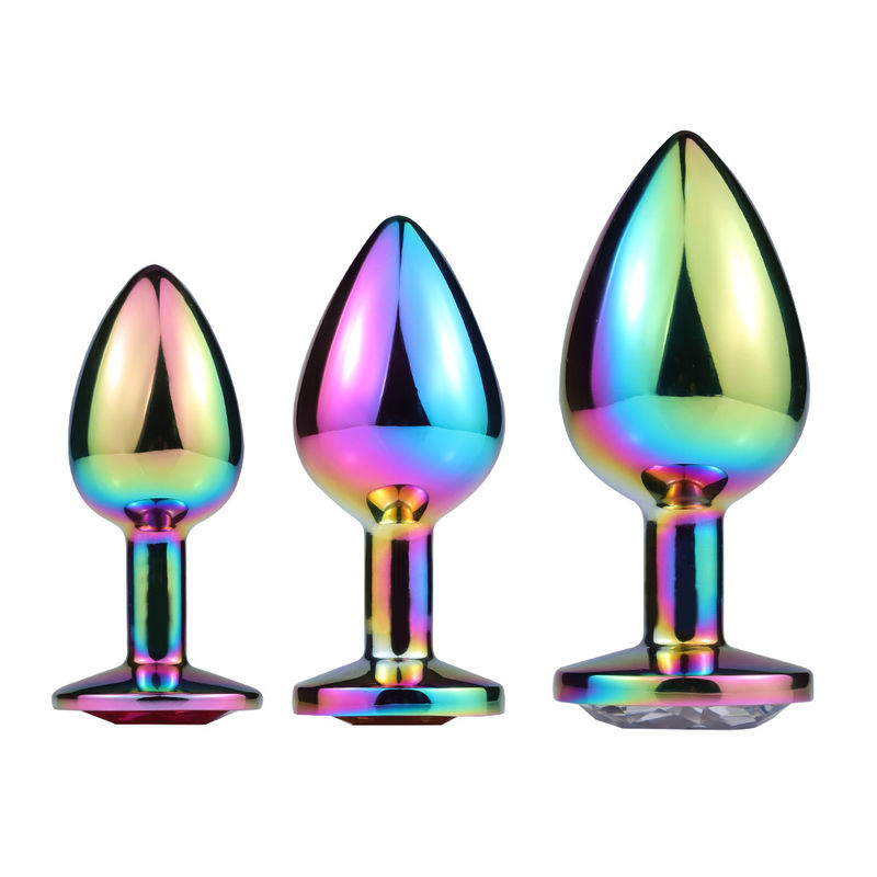 Ronde masturbatie anale plug seksspeelgoed mannelijk anale speeltje stimulator kristal accessoire