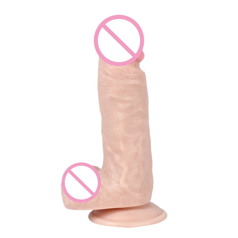 Vlees Penis Man Realistische Dildo 17,5 X 3,5 cm Volwassen Vrouwen Seks Speelgoed Vloeibare zachte Silicone