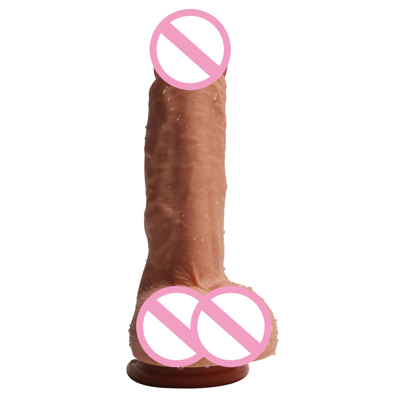 Man 14 x 4 cm Realistisch Penis Speelgoed Liquid Soft Silicone Fake Realistisch Penis Seks Speelgoed